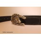 Ceinture cuir, Fer et tête  de cheval