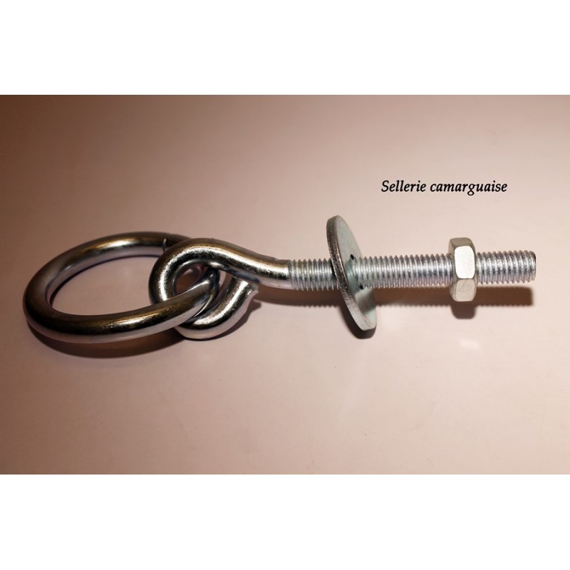 Anneau tige filetée, Court