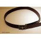 Ceinture cuir, tête de taureau