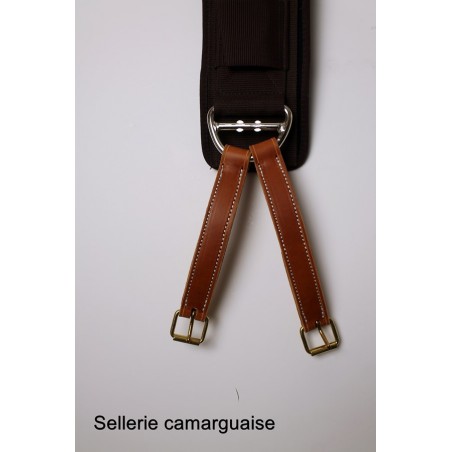 Sangle néoprène + attaches cuir