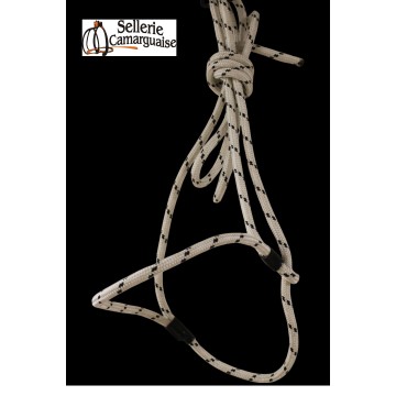 Coussane Camargue, finition gaine noire