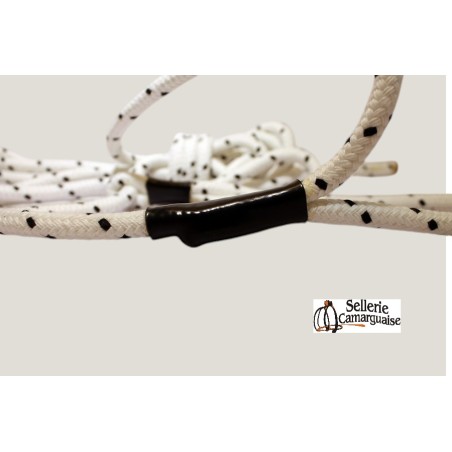 Coussane Camargue, finition gaine noire